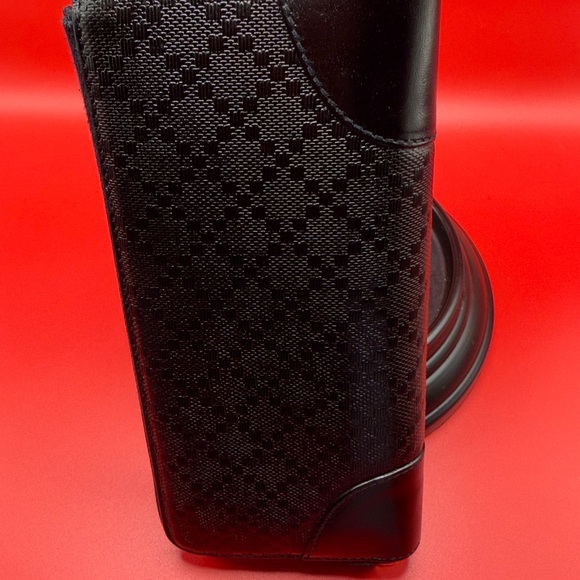 Black Patterned Handbag - Picture 2 of 5